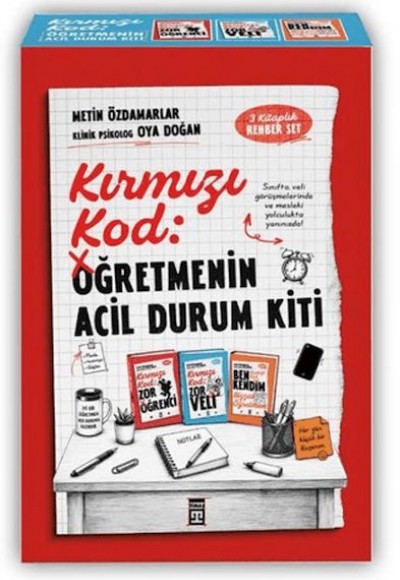 Kırmızı Kod: Öğretmenin Acil Durum Kiti (Set – 3 Kitap) Kırmızı Kod: Öğretmenin Acil Durum Kiti (Set – 3 Kitap)