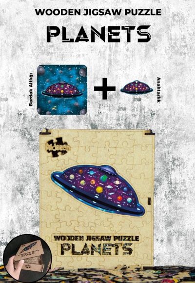 Ahşap Puzzle - Planets (97 parça) Ahşap Puzzle - Planets (97 parça)