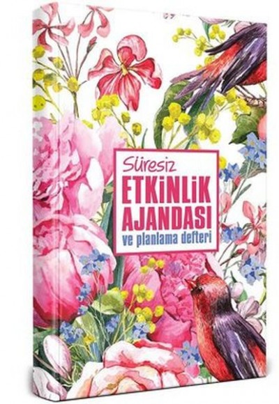 Süresiz Etkinlik Ajandası Ve Planlama Defteri - Gül Bahçesi