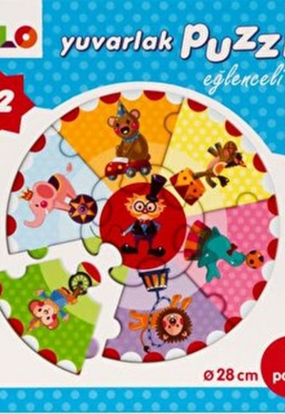 Yuvarlak Puzzle-Eğlenceli Sirk Yuvarlak Puzzle-Eğlenceli Sirk