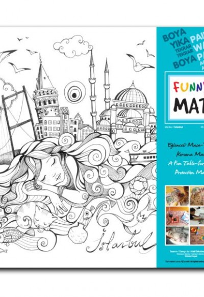 Funny Mat - İstanbul - 33,5x48cm Funny Mat - İstanbul - 33,5x48cm