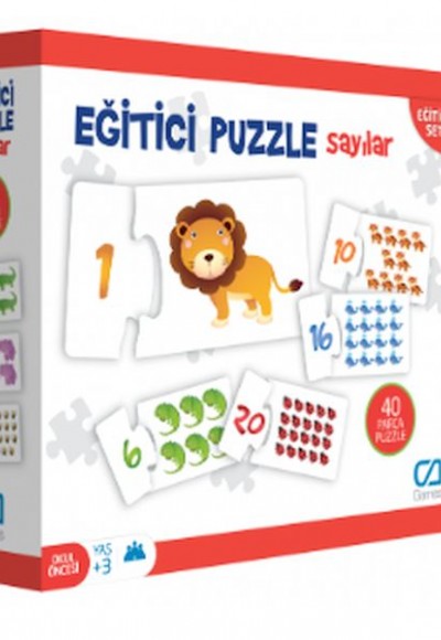 Eğitici Puzzle - Sayılar Eğitici Puzzle - Sayılar
