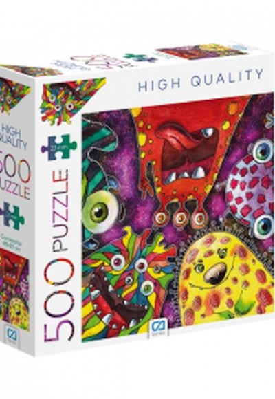 Canavarlar Puzzle 500