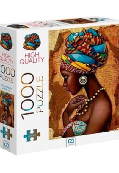 Afrikalı Kadın Puzzle 1000 Afrikalı Kadın Puzzle 1000