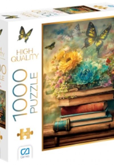 Kitaplar Puzzle 1000