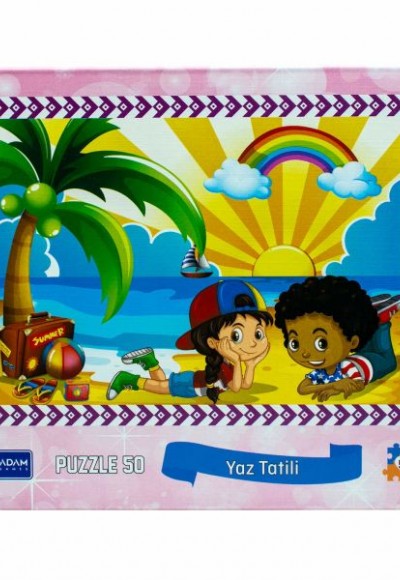 Yaz Tatili 50 Parça Puzzle Yaz Tatili 50 Parça Puzzle