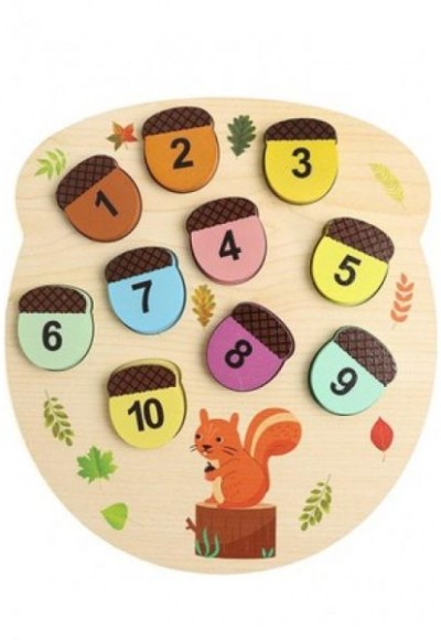 Çocuk Puzzle ve Yapboz Sincap bul-tak ahşap Çocuk Puzzle ve Yapboz Sincap bul-tak ahşap