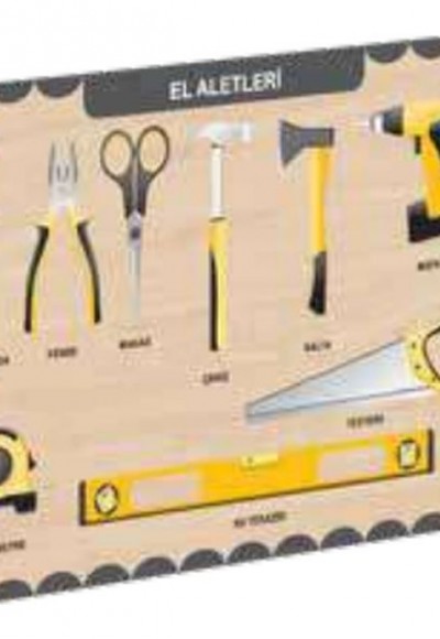 Ahşap El Aletleri Eğitici Set Ahşap El Aletleri Eğitici Set