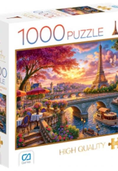 Paris'Te Akşamüstü Puzzle 1000 Paris'Te Akşamüstü Puzzle 1000