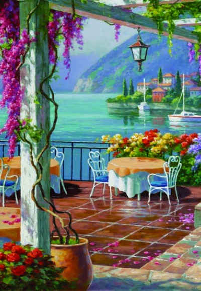 Mor Salkımlı Teras (Puzzle 500) 3578 Mor Salkımlı Teras (Puzzle 500) 3578