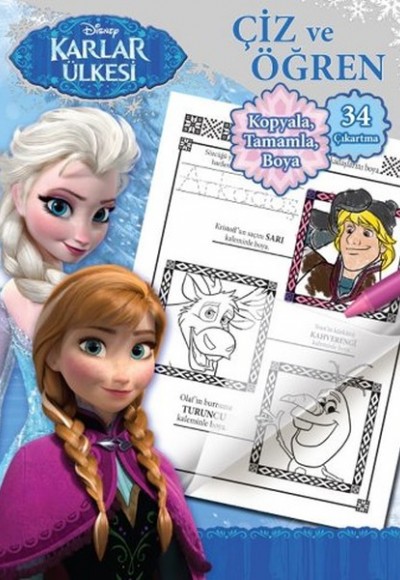 Disney Karlar Ülkesi Çiz ve Öğren Disney Karlar Ülkesi Çiz ve Öğren