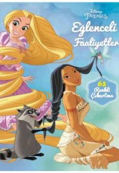 Disney Prenses Eğlenceli Faaliyetler 63 farklı Çıkartma