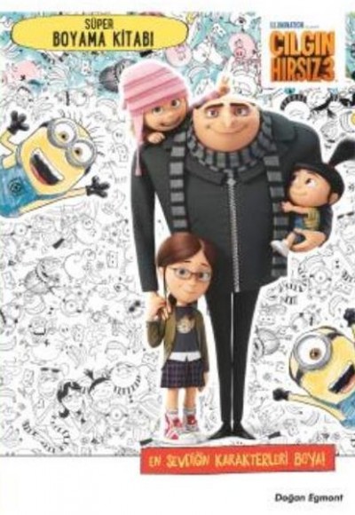 Çılgın Hırsız 3-Süper Boyama Kitabı