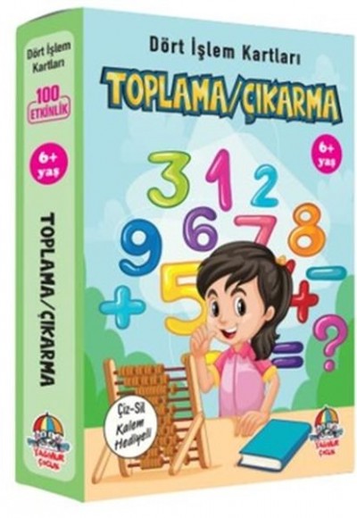 Toplama Çıkarma - Dört İşlem Kartları 6+ Yaş - Cep Boy Toplama Çıkarma - Dört İşlem Kartları 6+ Yaş - Cep Boy
