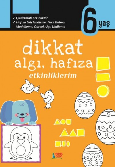Dikkat Algı, Hafıza Etkinliklerim - 6 yaş Dikkat Algı, Hafıza Etkinliklerim - 6 yaş