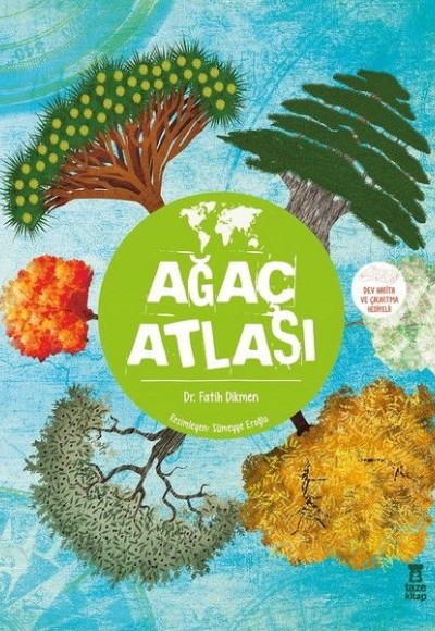 Ağaç Atlası - Dev Harita ve Çıkartma Hediyeli-Ciltli Ağaç Atlası - Dev Harita ve Çıkartma Hediyeli-Ciltli