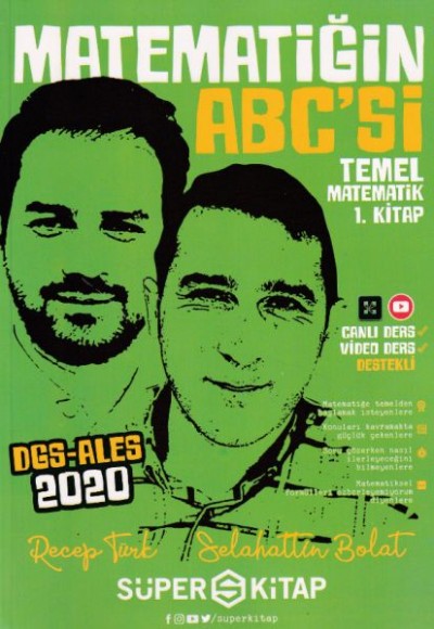 Süper Kitap DGS-ALES Matematiğin ABC’si Temel Matematik 1.Kitap Süper Kitap DGS-ALES Matematiğin ABC’si Temel Matematik 1.Kitap
