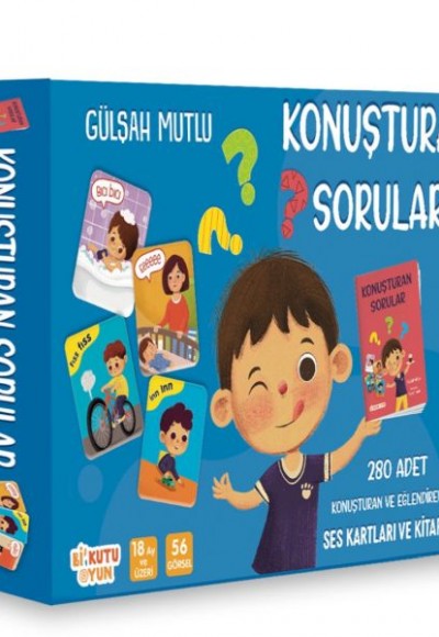 Konuşturan Sorular - Ses Kartları ve Kitap Seti Konuşturan Sorular - Ses Kartları ve Kitap Seti