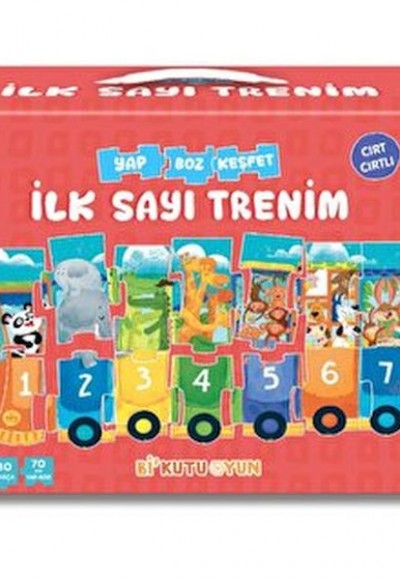 İlk Sayı Trenim - Cırt Cırtlı Yapboz ve Kitap Seti İlk Sayı Trenim - Cırt Cırtlı Yapboz ve Kitap Seti