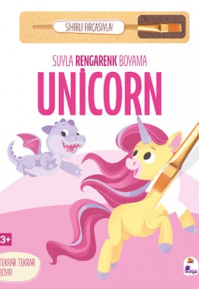 Suyla Rengarenk Boyama - Unicorn (Sihirli Fırçasıyla) Suyla Rengarenk Boyama - Unicorn (Sihirli Fırçasıyla)