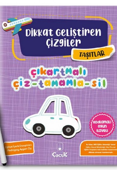 Dikkat Geliştiren Çizgiler – Taşıtlar Dikkat Geliştiren Çizgiler – Taşıtlar