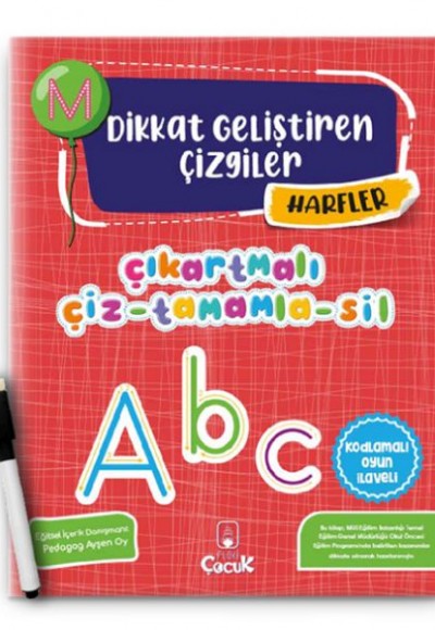 Dikkat Geliştiren Çizgiler - Harfler Dikkat Geliştiren Çizgiler - Harfler