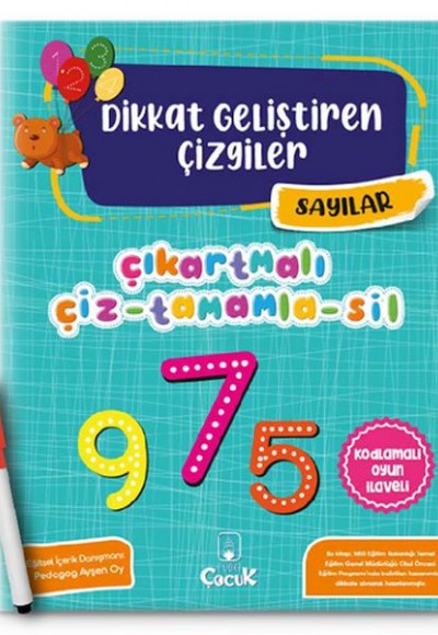 Dikkat Geliştiren Çizgiler – Sayılar Dikkat Geliştiren Çizgiler – Sayılar
