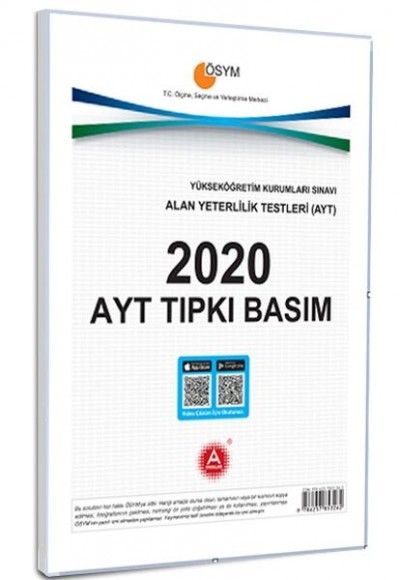 A Yayınları 2020 AYT Tıpkı Basım Çıkmış Deneme Sınavı A Yayınları 2020 AYT Tıpkı Basım Çıkmış Deneme Sınavı