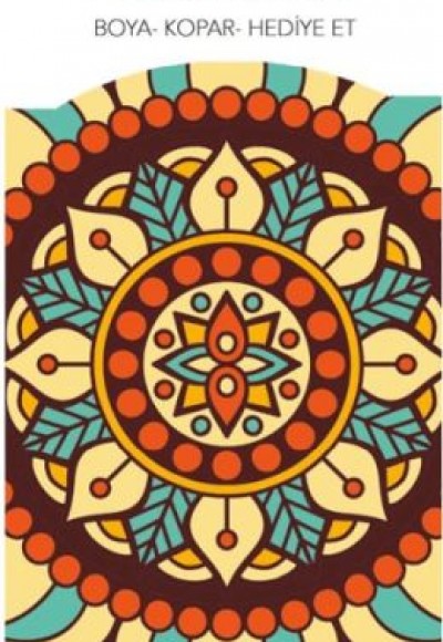 Mandala Ayraç - Renk Cümbüşü Mandala Ayraç - Renk Cümbüşü