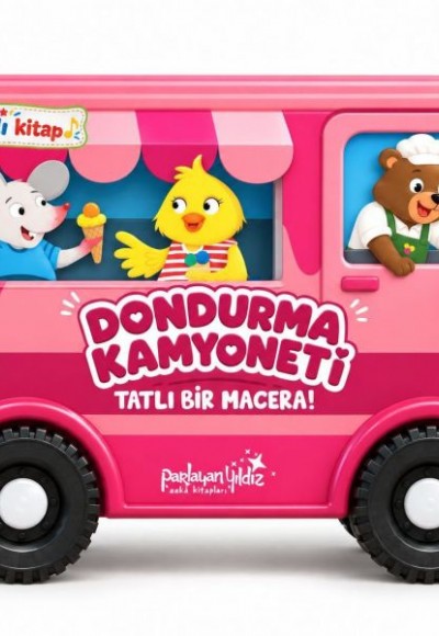 Tekerlekli Kitaplar Dondurma Kamyoneti Tekerlekli Kitaplar Dondurma Kamyoneti