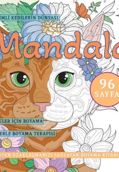 Sevimli Kedilerin Dünyası Mandala Sevimli Kedilerin Dünyası Mandala