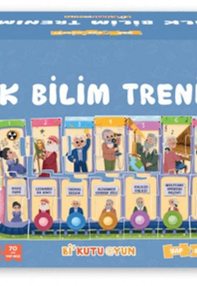 İlk Bilim Trenim - Cırt Cırtlı Yapboz ve Kitap Seti İlk Bilim Trenim - Cırt Cırtlı Yapboz ve Kitap Seti