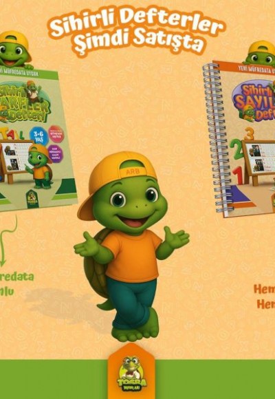 Sihirli Harfler ve Sihirli Sayılar Defteri 2 Kitap Set Sihirli Harfler ve Sihirli Sayılar Defteri 2 Kitap Set