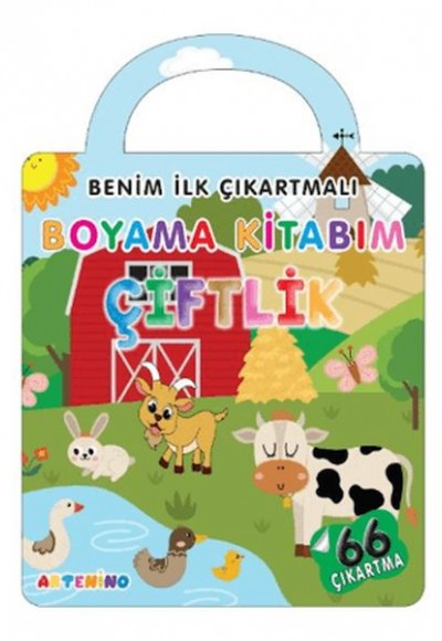 Benim İlk Çıkartmalı Boyama Kitabım - Çiftlik