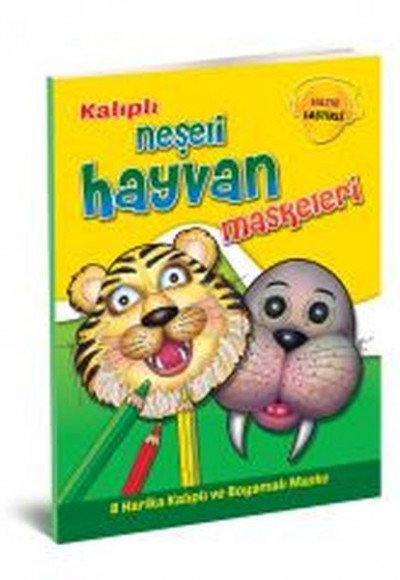 Kalıplı Neşeli Hayvan Maskeleri Kalıplı Neşeli Hayvan Maskeleri