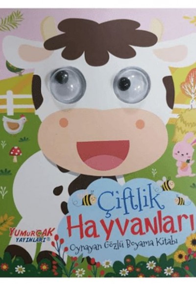 Oynayan Gözlü Boyama Kitabı – Çiftlik Hayvanları Oynayan Gözlü Boyama Kitabı – Çiftlik Hayvanları