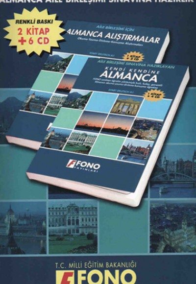 Almanca Aile Birleşimi Sınavına Hazırlık (2 Kitap+6 CD) Kutu İçinde Set