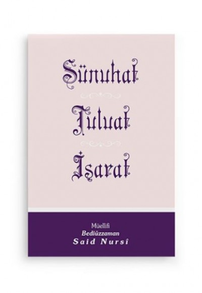 Sünuhat Tuluat İşarat Cep Boy Sünuhat Tuluat İşarat Cep Boy
