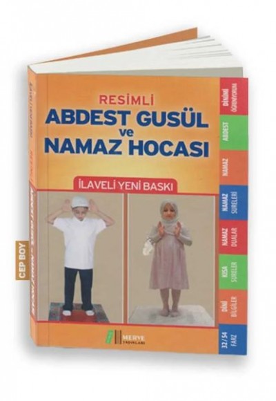 Resimli Abdest Gusül ve Namaz Hocası (Cep Boy) Resimli Abdest Gusül ve Namaz Hocası (Cep Boy)
